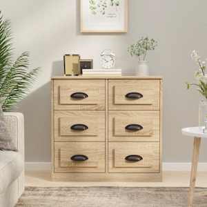 Komoda sonoma hrast 70x35,5x67,5 cm inženirski les