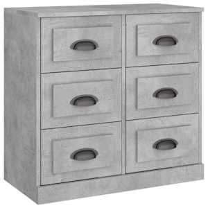 Příborník betonově šedý 70 x 35,5 x 67,5 cm kompozitní dřevo - obrázek 2