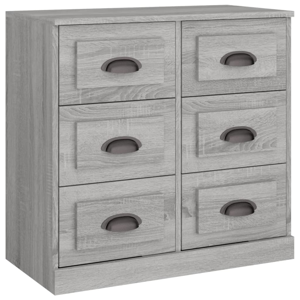 Thumbnail - vidaXL Sideboard Grau Sonoma 70x35,5x67,5 cm Holzwerkstoff
