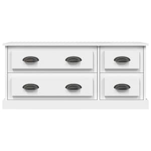 TV skříňka bílá 100 x 35,5 x 45 cm kompozitní dřevo - obrázek 6