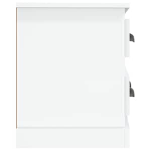 TV skříňka bílá vysoký lesk 100 x 35,5 x 45 cm kompozitní dřevo - obrázek 7