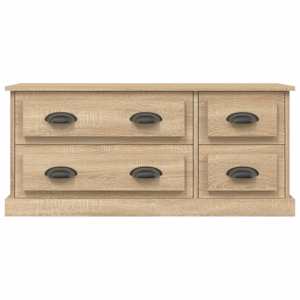TV skříňka dub sonoma 100 x 35,5 x 45 cm kompozitní dřevo - obrázek 6