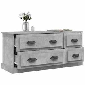 TV skříňka betonově šedá 100 x 35,5 x 45 cm kompozitní dřevo - obrázek 5