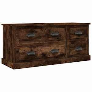 TV skříňka kouřový dub 100 x 35,5 x 45 cm kompozitní dřevo - obrázek 2