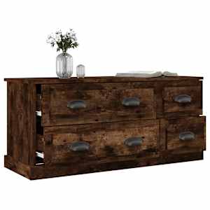 TV skříňka kouřový dub 100 x 35,5 x 45 cm kompozitní dřevo - obrázek 5