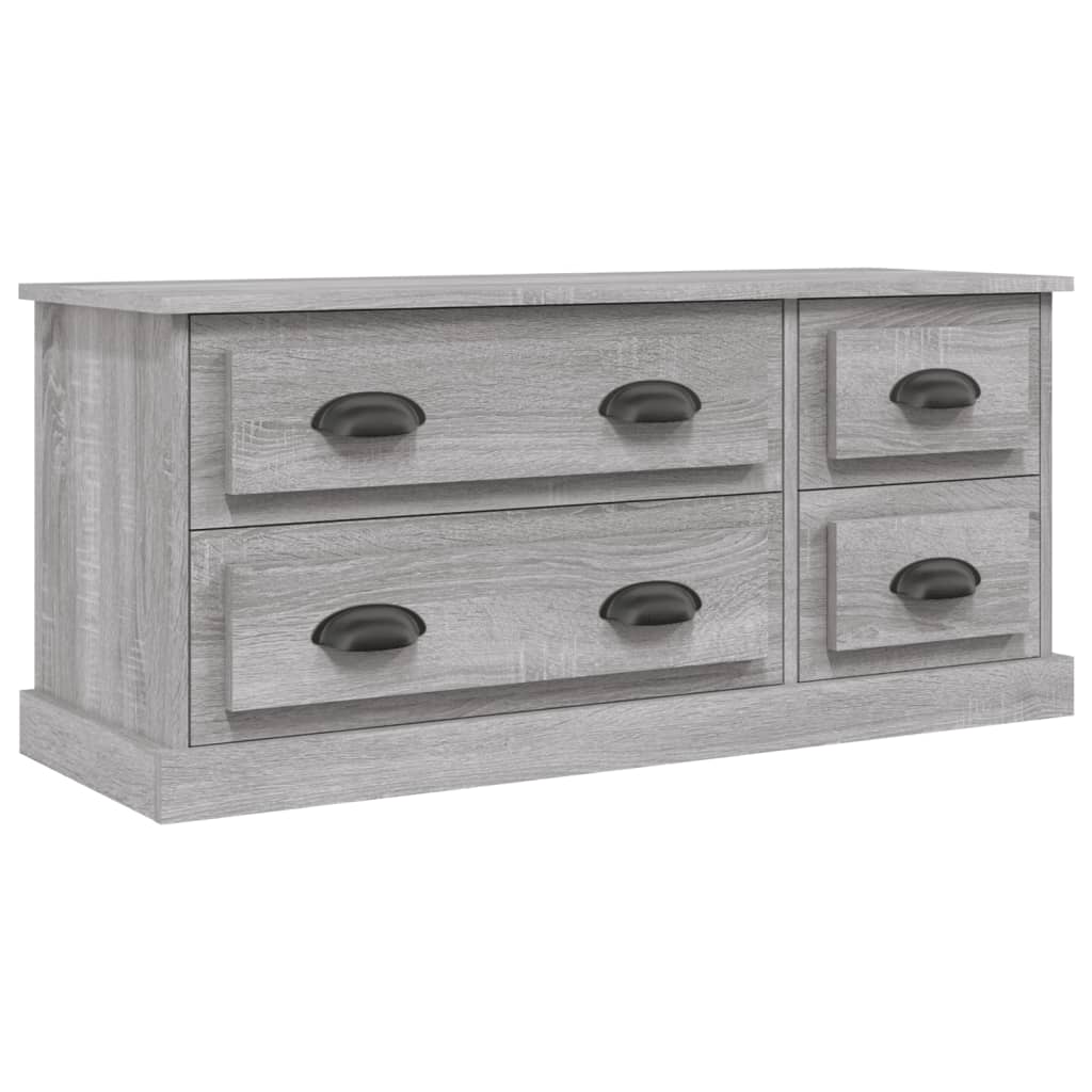 E-shop vidaXL TV skrinka sivý dub sonoma 100x35,5x45 cm kompozitné drevo