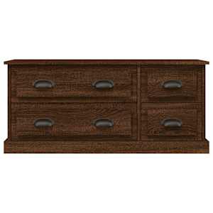 TV skříňka hnědý dub 100 x 35,5 x 45 cm kompozitní dřevo - obrázek 6