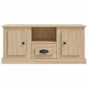 TV skříňka dub sonoma 100 x 35,5 x 45 cm kompozitní dřevo - obrázek 6