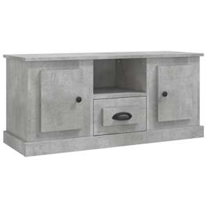 TV skříňka betonově šedá 100 x 35,5 x 45 cm kompozitní dřevo - obrázek 2