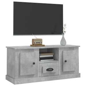 TV skříňka betonově šedá 100 x 35,5 x 45 cm kompozitní dřevo - obrázek 4