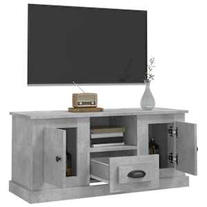 TV skříňka betonově šedá 100 x 35,5 x 45 cm kompozitní dřevo - obrázek 5