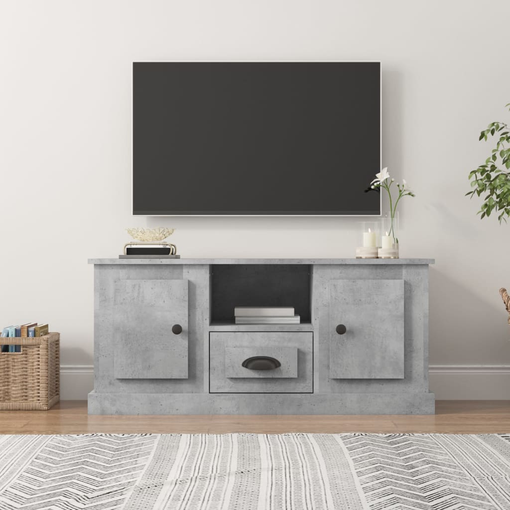 TV-Schrank Betongrau 100×35,5×45 cm Holzwerkstoff kaufen