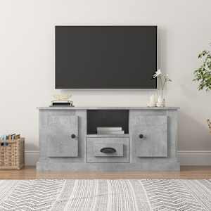 TV omarica betonsko siva 100x35,5x45 cm inženirski les