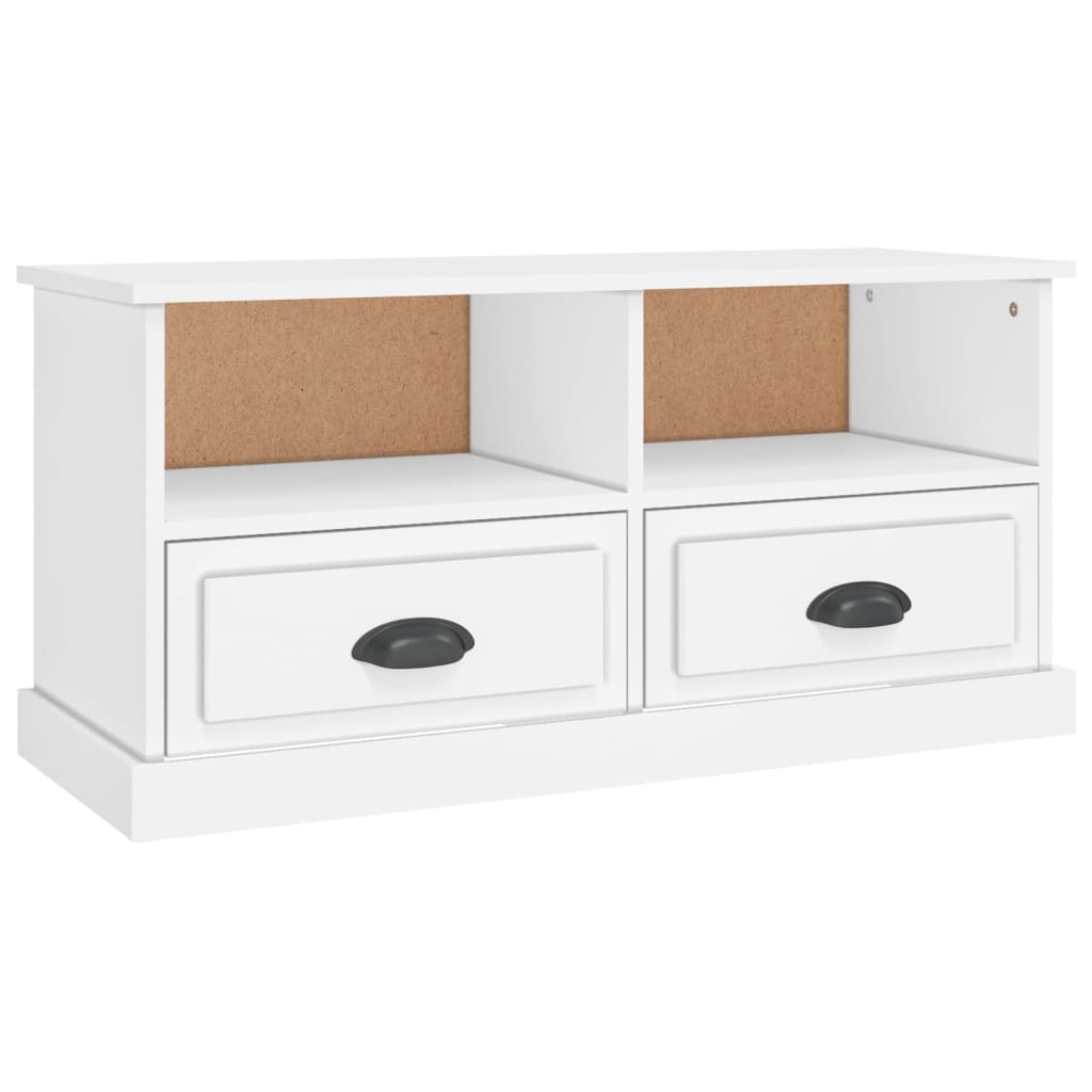 vidaXL TV skříňka bílá 93 x 35,5 x 45 cm kompozitní dřevo