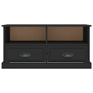 TV skříňka černá 93 x 35,5 x 45 cm kompozitní dřevo - obrázek 6