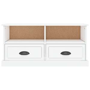 TV skříňka bílá s vysokým leskem 93x35,5x45 cm kompozitní dřevo - obrázek 6