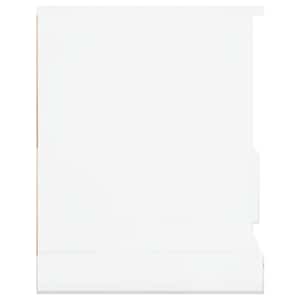 TV skříňka bílá s vysokým leskem 93x35,5x45 cm kompozitní dřevo - obrázek 7