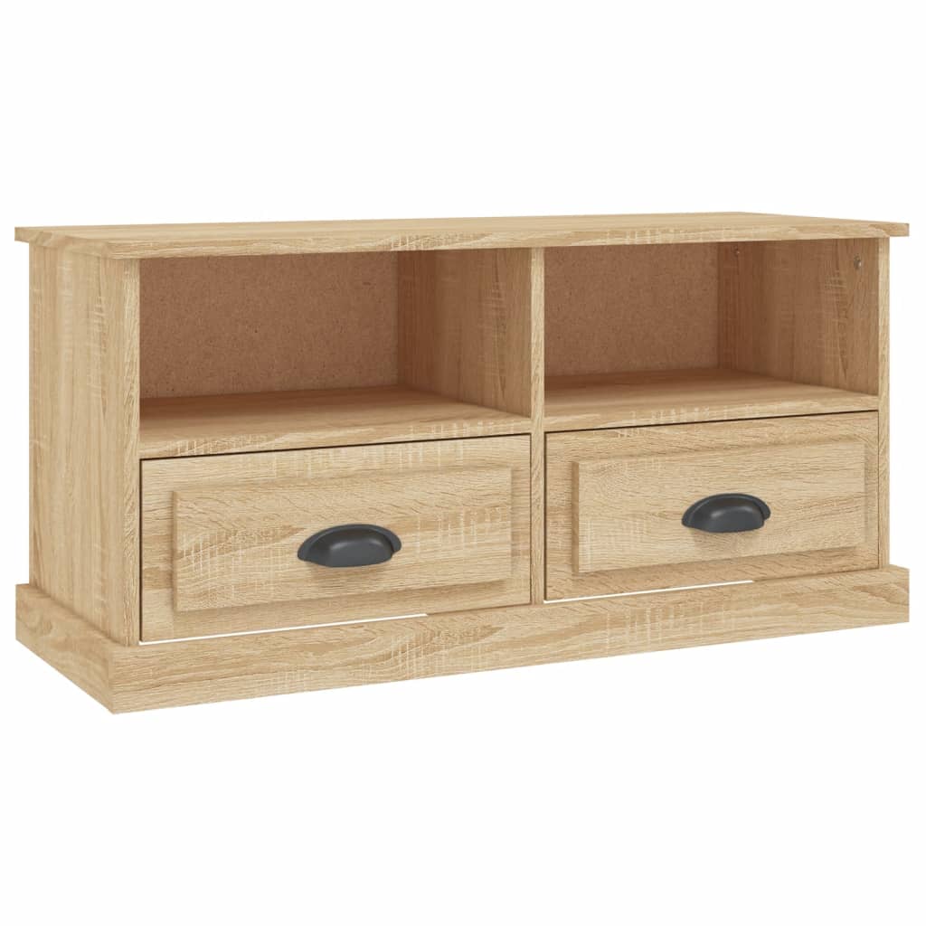 vidaXL TV skříňka dub sonoma 93 x 35,5 x 45 cm kompozitní dřevo