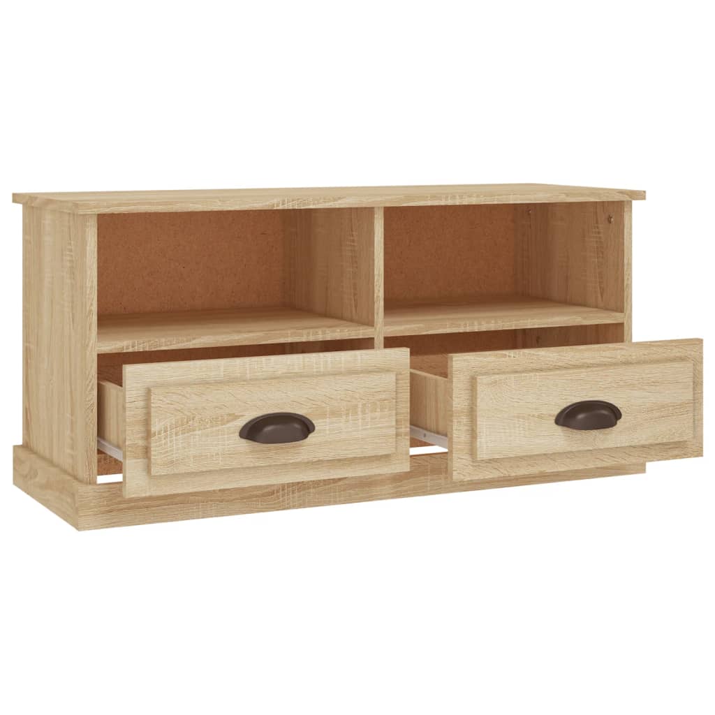 Szafka pod TV dąb sonoma 93x35,5x45 cm materiał drewnopochodny