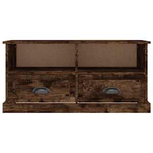 TV skříňka kouřový dub 93 x 35,5 x 45 cm kompozitní dřevo - obrázek 6