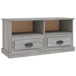 vidaXL telerikapp, hall Sonoma tamm, 93x35,5x45 cm, tehispuit