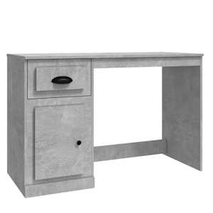 Psací stůl se zásuvkou betonově šedý 115 x 50 x 75 cm kompozit - obrázek 2