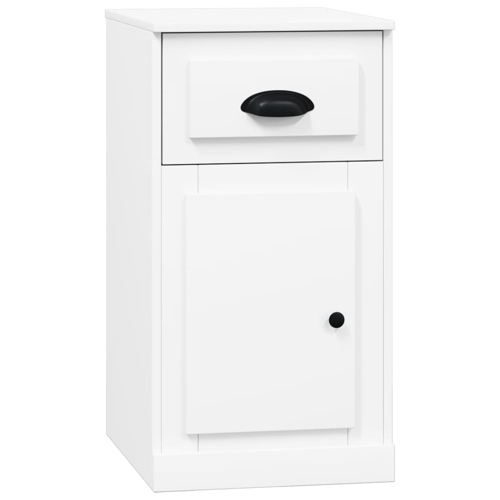 vidaXL Odkládací skříňka se zásuvkou bílá 40x50x75 cm kompozitní dřevo