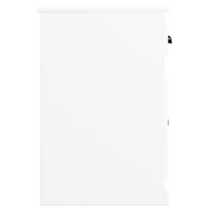 Odkládací skříňka se zásuvkou bílá 40x50x75 cm kompozitní dřevo - obrázek 7
