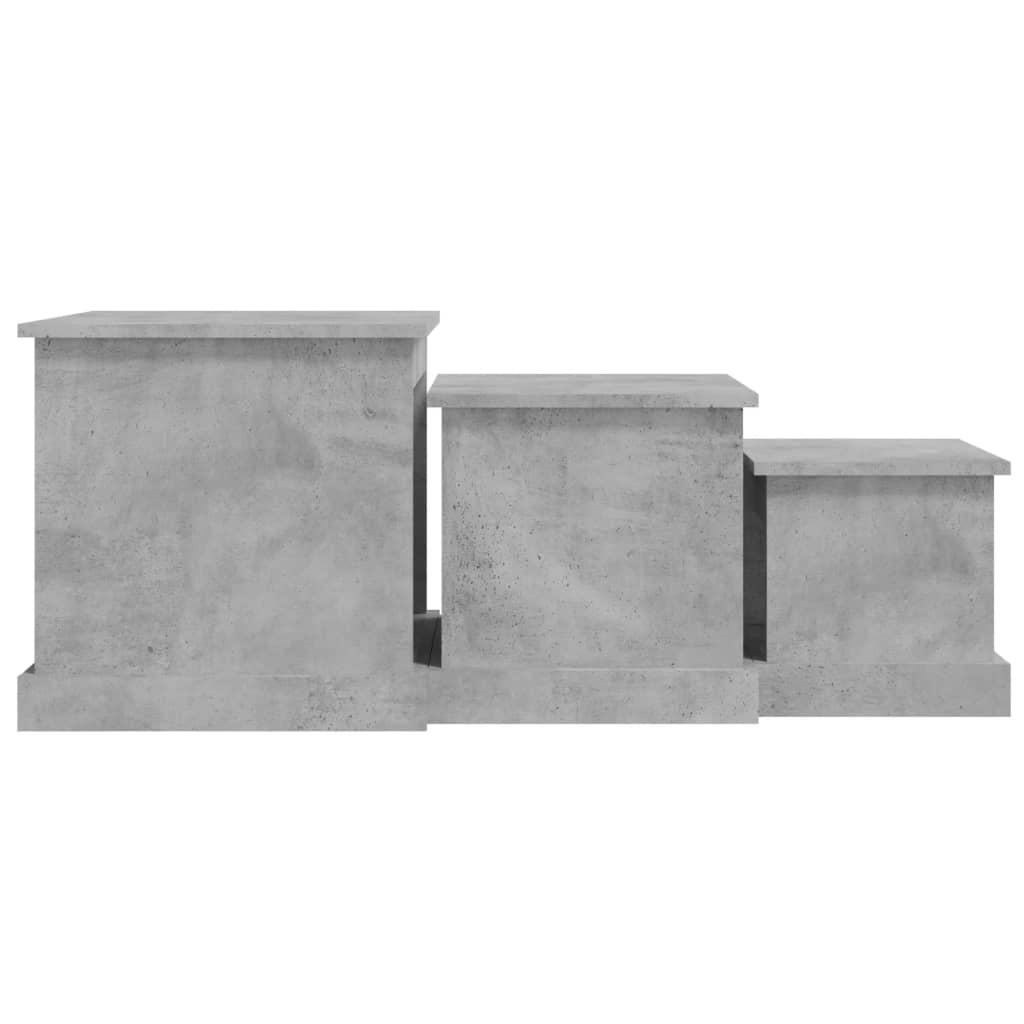 Nesting Tables 3 Pcs Concrete Grey Engineered Wood VidaXL 18 width=274