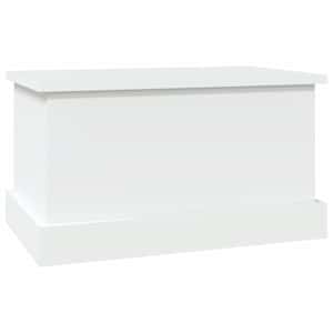 Úložný box bílý 50 x 30 x 28 cm, dřevo - obrázek 5