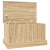 vidaXL hoiukast Sonoma tamm 50 x 30 x 28 cm t&ouml;&ouml;deldud puit
