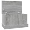 vidaXL hoiukast, hall Sonoma tamm, 50 x 30 x 28 cm, tehispuit