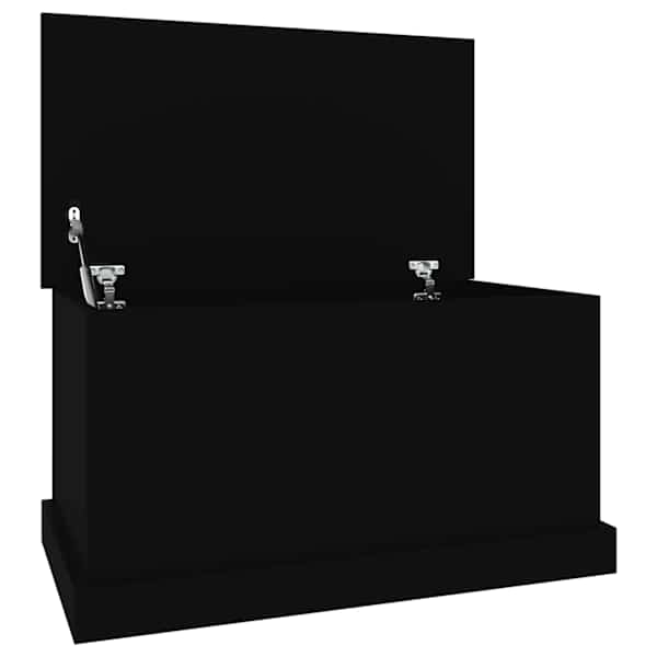 vidaXL hoiukast, must, 70x40x38 cm, tehispuit