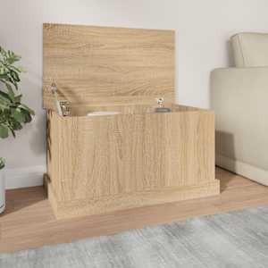 Úložný box dub sonoma 70 x 40 x 38 cm konstrukční dřevo - obrázek 1