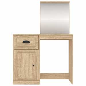 Toaletní stolek se zrcadlem dub sonoma 90x50x132,5 cm kompozit - obrázek 6