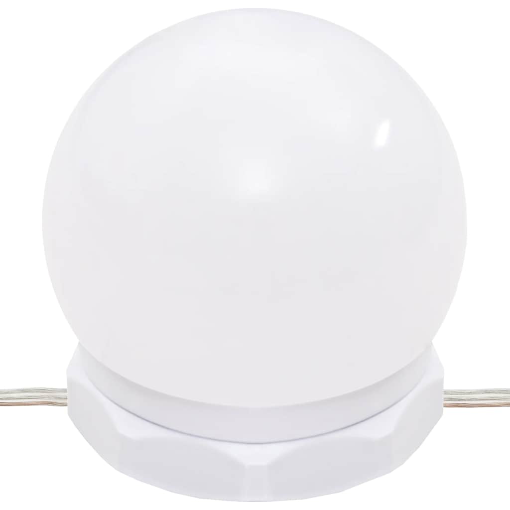 Toaletní stolek s LED dub sonoma 90 x 50 x 132,5 cm kompozit - obrázek 14