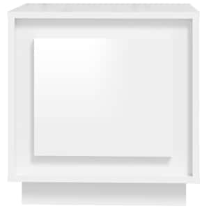 Noční stolek bílý s vysokým leskem 44x35x45 cm kompozitní dřevo - obrázek 7
