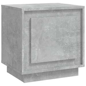 Noční stolek betonově šedý 44 x 35 x 45 cm kompozitní dřevo - obrázek 2