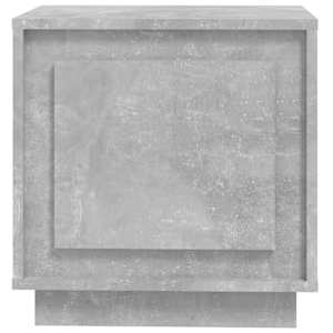 Noční stolek betonově šedý 44 x 35 x 45 cm kompozitní dřevo - obrázek 7
