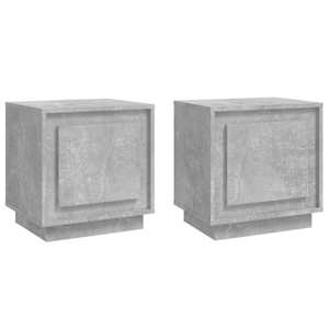 Noční stolky 2 ks betonově šedé 44x35x45 cm kompozitní dřevo - obrázek 2