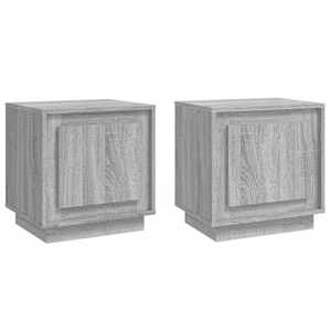 Noční stolky 2 ks šedé sonoma 44 x 35 x 45 cm kompozitní dřevo - obrázek 2