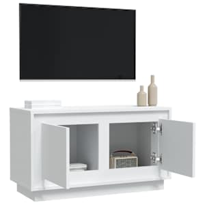 TV skříňka bílá 80 x 35 x 45 cm kompozitní dřevo - obrázek 5