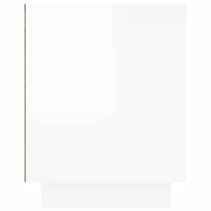 TV skříňka bílá s vysokým leskem 80x35x45 cm kompozitní dřevo - obrázek 8