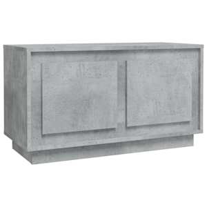 TV skříňka betonově šedá 80 x 35 x 45 cm kompozitní dřevo - obrázek 2