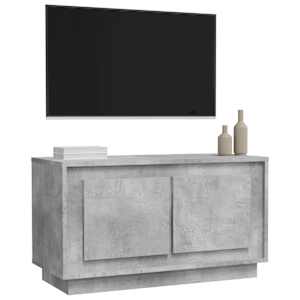 TV skříňka betonově šedá 80 x 35 x 45 cm kompozitní dřevo - obrázek 4