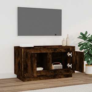 TV skříňka kouřový dub 80 x 35 x 45 cm kompozitní dřevo - obrázek 3
