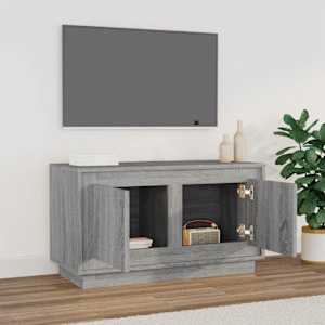 TV skříňka šedá sonoma 80 x 35 x 45 cm kompozitní dřevo - obrázek 3