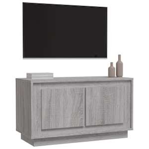 TV skříňka šedá sonoma 80 x 35 x 45 cm kompozitní dřevo - obrázek 4