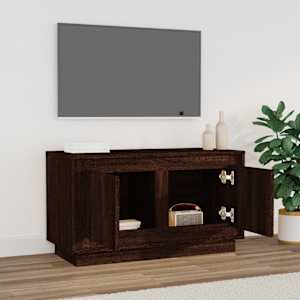 TV skříňka hnědý dub 80 x 35 x 45 cm kompozitní dřevo - obrázek 3