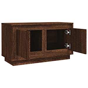 TV skříňka hnědý dub 80 x 35 x 45 cm kompozitní dřevo - obrázek 7